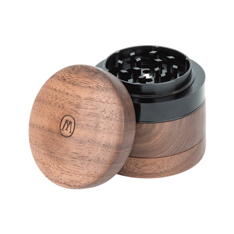 Close up of wooden grinder.