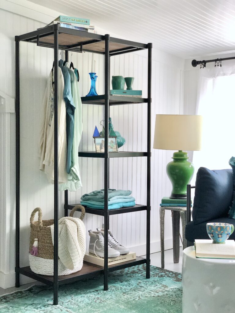 Zinus Industrial Modern Wesley Etagere and hanging storage