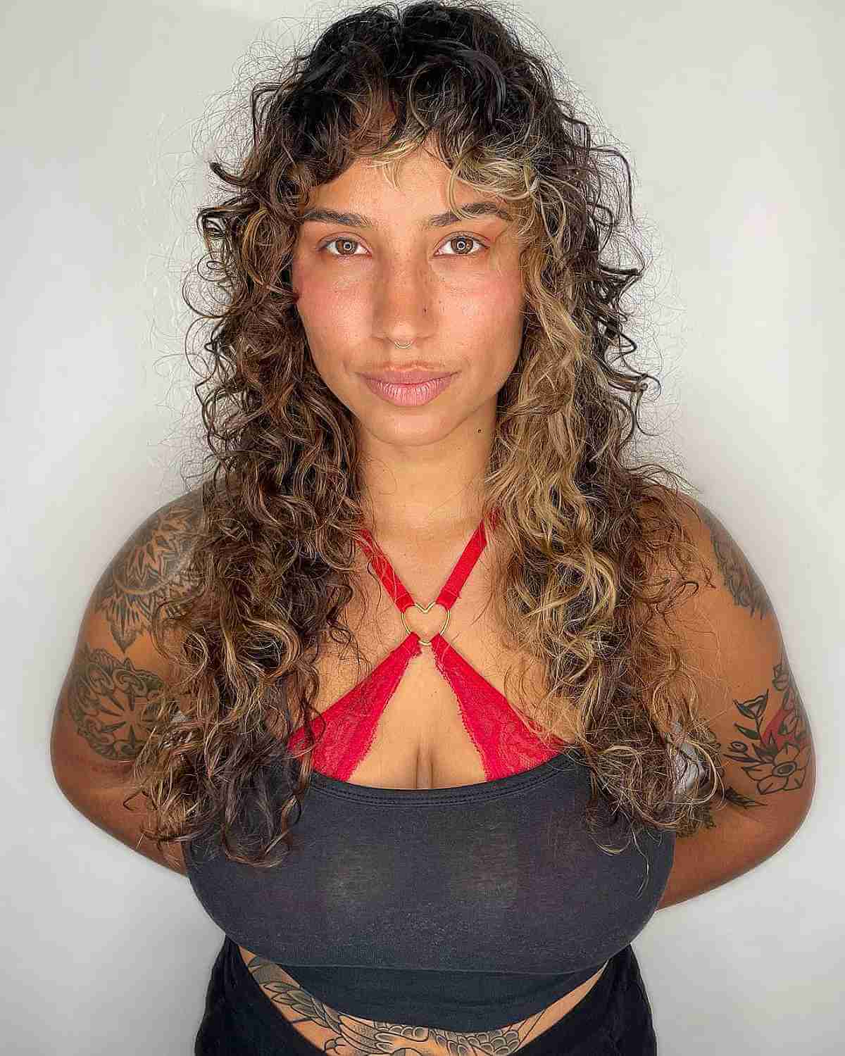 70s Long Kinky Shag for Square Faces