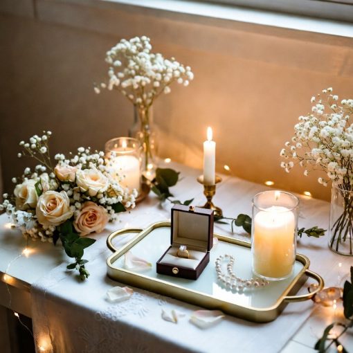 DIY Guide : Engagement Table Decoration at Home on a Budget
